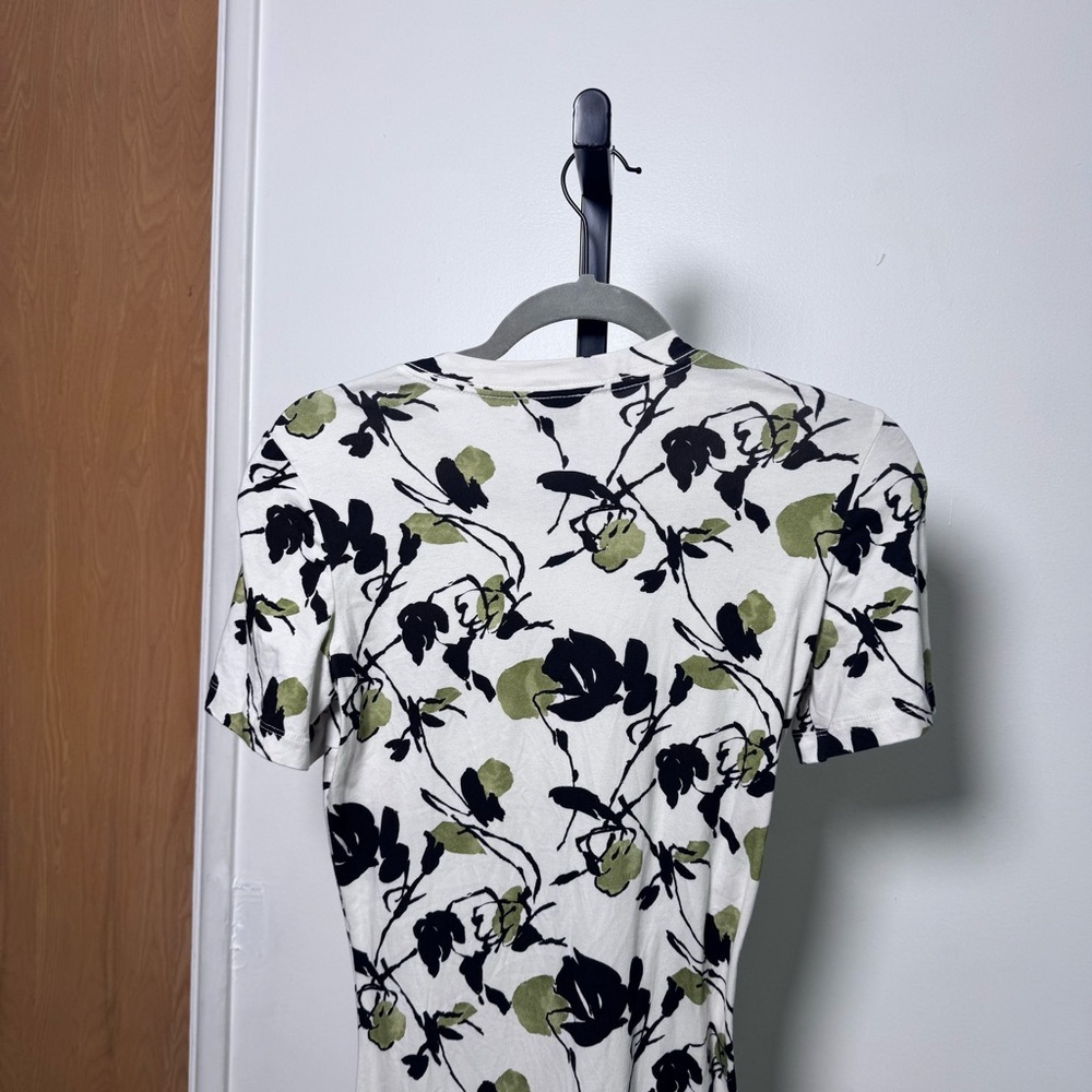 Tanya Taylor Organic cotton Floral scrunched dress women size XXS - Picture 6 of 11